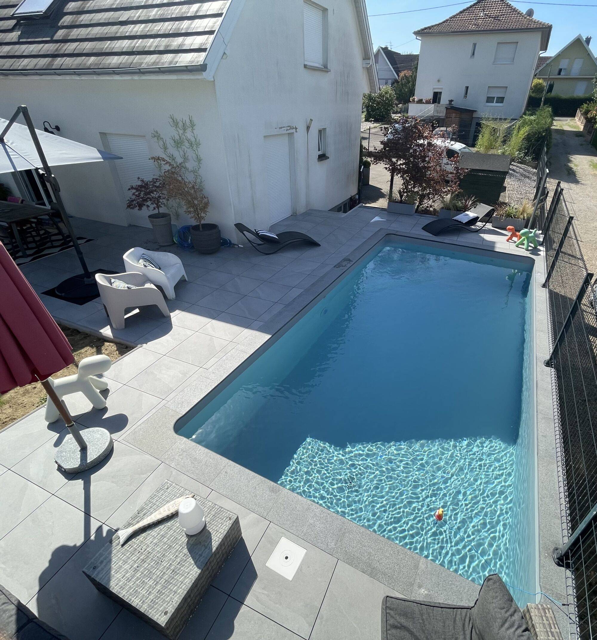 Création d&#8217;une piscine en béton à Carspach Illzach 3